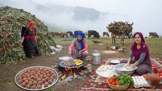 Thumbnail: Nomadic Life | Baking bread and cooking traditional dishes in the mountains