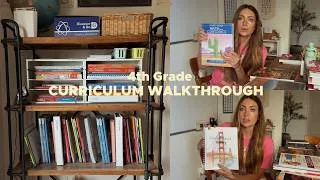Thumbnail: 4th Grade Homeschool Curriculum Walkthrough! *Home & Supplement Update* VLOG | Kendra Atkins