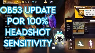 Thumbnail: Ob53 update por free fire new sensitivity 100% headshot tricks ☺️ #freefire #love  #ob53update