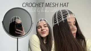 Thumbnail: Crochet mesh hat tutorial I Made to measure for any yarn I Kenikse Crochet
