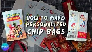 Thumbnail: Super Easy Chip Bag Design and Assembly Tutorial w/ Canva - UPDATED