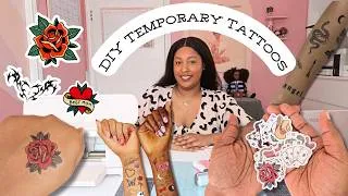 Thumbnail: How to Make Temporary Tattoos at Home (With or Without a Cricut) | DIY Tutorial