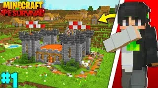 Thumbnail: Minecraft PE Survival Series Ep 1 in 1.21 🔥 | Made OP Survival Base & Armour