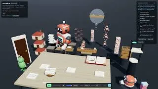 Thumbnail: A demo of 3D ToonTalk running a context-free grammar sentence generator