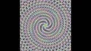 Thumbnail: A Mandala program written in Logo 2500 with generated music