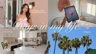 Thumbnail: DAYS IN MY LIFE 🌴 mini la trip, OR3 album reaction, cleaning, decluttering, shopping, etc! 👛