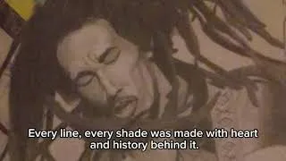 Thumbnail: My Bob Marley Drawing#bobmarley #shorts #youtubeshorts #reggae #onelove #standupforrights