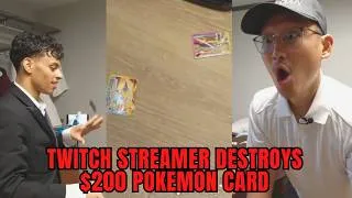 Thumbnail: Twitch Streamer Destroys $200 Pokemon Card at Streamer University