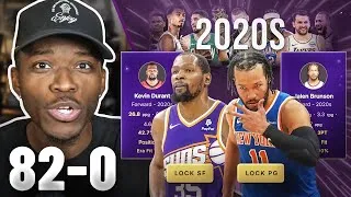 Thumbnail: I Tried To Go 82-0 In NBA Era Ball