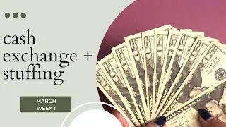 Thumbnail: cash exchange | cash stuffing | savings challenge | debt free journey | california living