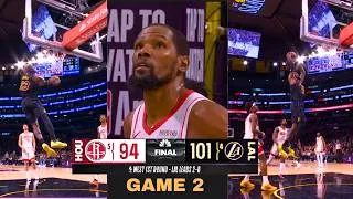 Thumbnail: HE’S STILL THE KING! 👑 LeBron James DESTROYS Rockets in the Clutch! | Lakers vs Rockets Game 2