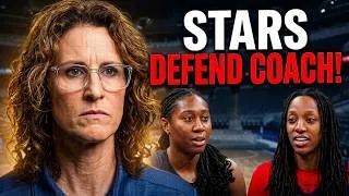 Thumbnail: Indiana Fever all-stars Aliyah Boston and Kelsey Mitchell voice support for coach Stephanie White!