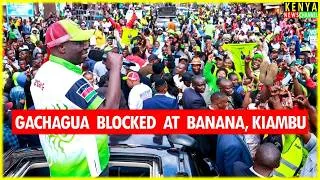Thumbnail: Gachagua speech today after Crowd Blocked him at Banaka Kiambaa Kiambu - Listen what he told Ruto