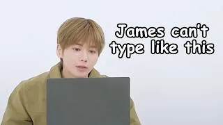 Thumbnail: James’ typing skills catching strays from Taehyun (TXT)