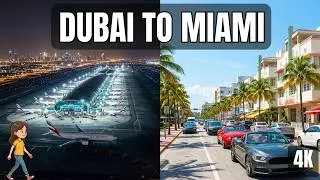 Thumbnail: Dubai, UAE to Miami, USA | What you can see on the way to Miami's Little Havana