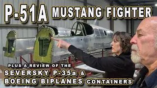 Thumbnail: P-51A MUSTANG FIGHTER / PROJECT VISIT + Seversky P-35a Review & MORE!