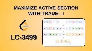 Thumbnail: Maximize Active Section with Trade - I - Leetcode 3499 | Java | Hindi