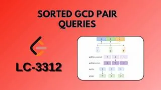Thumbnail: Sorted GCD Pair Queries | Leetcode 3312 | Java | Hindi