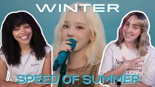 Thumbnail: COUPLE REACTS TO WINTER (윈터)- Speed of Summer (여름의 속도) | 딩고뮤직 | dingo Music