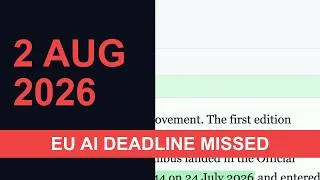 Thumbnail: The AI deadline nobody told you about (EU AI Act, August 2026)