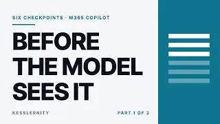 Thumbnail: The 6 Checkpoints Your Question Passes in Copilot (Part 1 of 2)