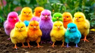 Thumbnail: Colorful Chickens, World Cute Chickens, Rainbows Chickens, Cute Ducks, Cat, Rabbit, Cute Animals