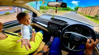 Thumbnail: Honda Amaze ASMR 4K POV Drive with my Naughty Son 👶 on Latur Traffic