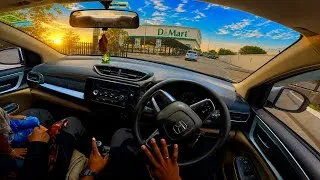 Thumbnail: Honda Amaze 4K ASMR POV Drive to D Mart in Latur with my Wife and Son.