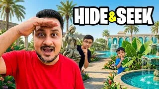 Thumbnail: We Played Hide and Seek CHALLENGE in Karachi's HUGE Bahria Town Park! 👀