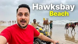 Thumbnail: I Explored HAWKSBAY BEACH Karachi During Monsoon 🌧️🏖️ | Keven Mall