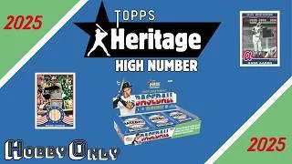 Thumbnail: Two numbered cards from 2025 Heritage High Number Hobby Packs 