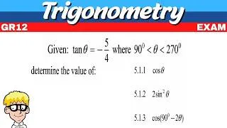 Thumbnail: Trig Grade 12 Exam Question