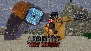 Thumbnail: I Spent 100 Days In The *NEW* MINECRAFT DESERT