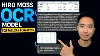 Thumbnail: Hiro MOSS OCR: A Tiny 0.3B Model for Tables, Math & Patents (Free, Self-Hostable)