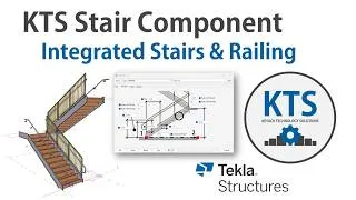 Thumbnail: KTS Stair for Tekla Structures