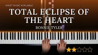 Thumbnail: Bonnie Tyler - Total Eclipse of the Heart (Easy Piano Tutorial)