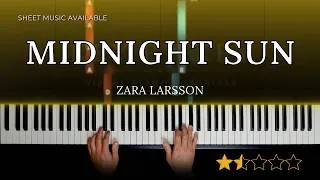 Thumbnail: Zara Larsson - Midnight Sun (Late Beginner Piano Tutorial)