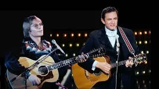 Thumbnail: "AI" Johnny Cash and John Denver Perform "Take Me Home, Country Roads"