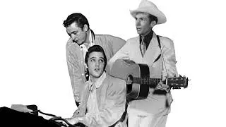 Thumbnail: Elvis, Johnny Cash & Hank Williams Sing "Farther Along" [ Virtual Trio ]