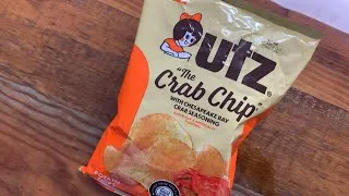 Thumbnail: You can’t be “crabby” today, it’s Weird Chip Wednesday! Today’s Weird Chip is @utzsnacks Crab Ch...
