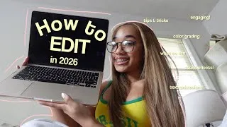 Thumbnail: How To Edit Videos for YouTube in 2026 📷| Full Editing Tutorial For Beginners