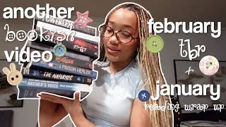 Thumbnail: my FEBRUARY TBR + january reading wrap up!💗📖 (can I read 10+ books?)