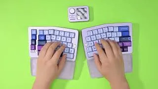 Thumbnail: 【QK Alice Duo 】ergonomic wireless split keyboard