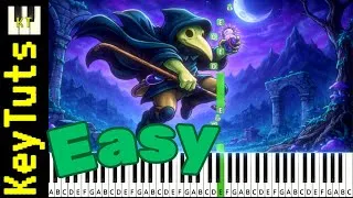 Thumbnail: The Vital Vitriol [Shovel Knight] - Easy Mode [Piano Tutorial] (Synthesia)