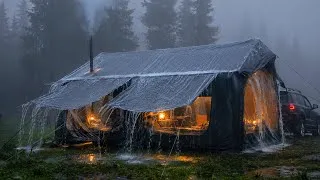 Thumbnail: EXTREME CAMPING IN ENDLESS HEAVY RAIN | NIGHT SURROUNDED BY DENSE FOG