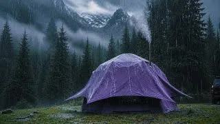 Thumbnail: HEAVY RAIN & THUNDER CAMPING IN THE MOUNTAINS [ASMR,RAIN]