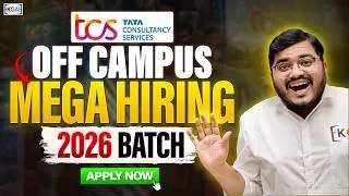 Thumbnail: TCS Off Campus Hiring 2026 | TCS Ignite Hiring | Exam Date, Eligibility, Syllabus & Preparation Plan