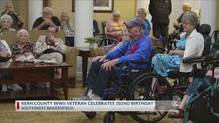 Thumbnail: Kern County WWII veteran celebrates 102nd birthday