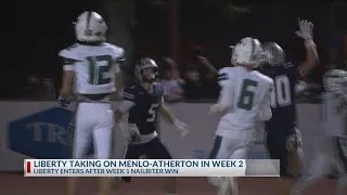 Thumbnail: Liberty High Football taking on Menlo-Atherton High in Week 2