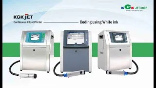 Thumbnail: KGK Jet Automatic soap packaging/marking & coding, MRP coding, batch coding machine, white ink